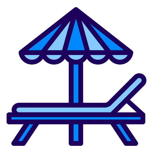 Parasol Berkahicon Lineal Color icono
