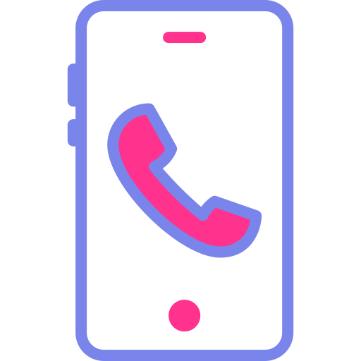 telefoongesprek Berkahicon Lineal Color icoon