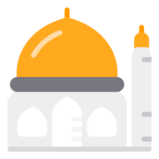 meczet Berkahicon Flat ikona
