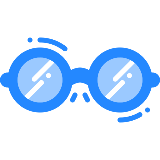 nerd brille Berkahicon Flat icon
