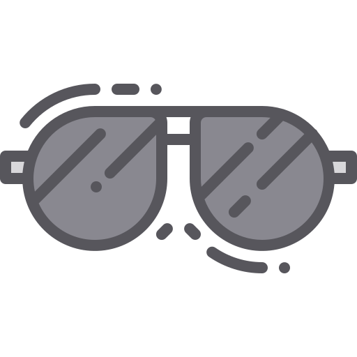 coole brille Berkahicon Lineal Color icon