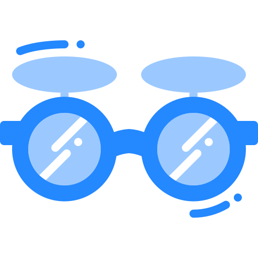 podwójne okulary Berkahicon Flat ikona