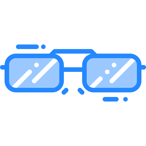 Прямоугольные очки Berkahicon Flat иконка
