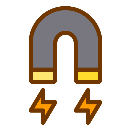 Magnetic field Berkahicon Lineal Color icon