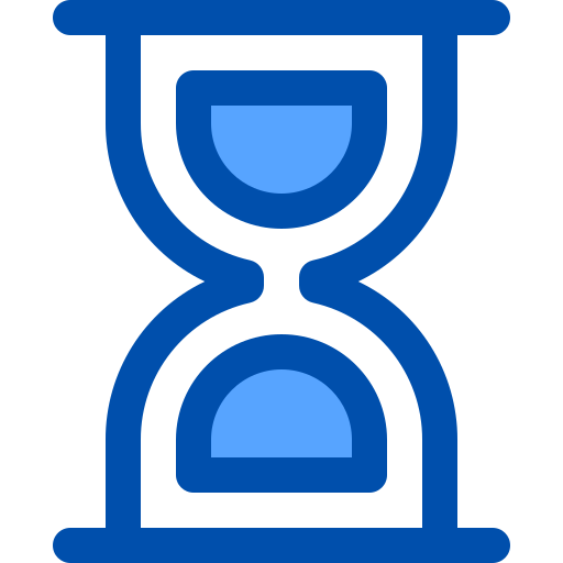 Reloj de arena Berkahicon Lineal Color icono