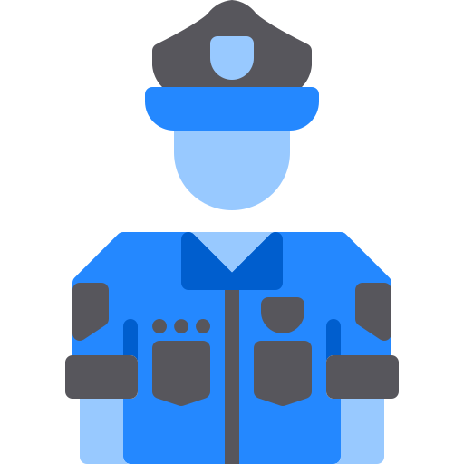 Policeman Berkahicon Flat icon