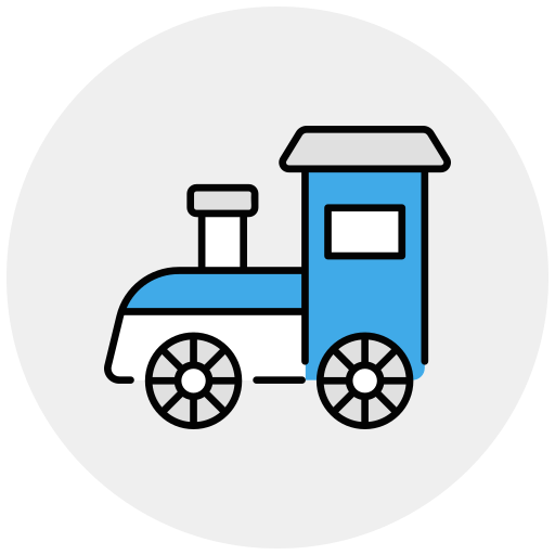 tren Generic color lineal-color icono