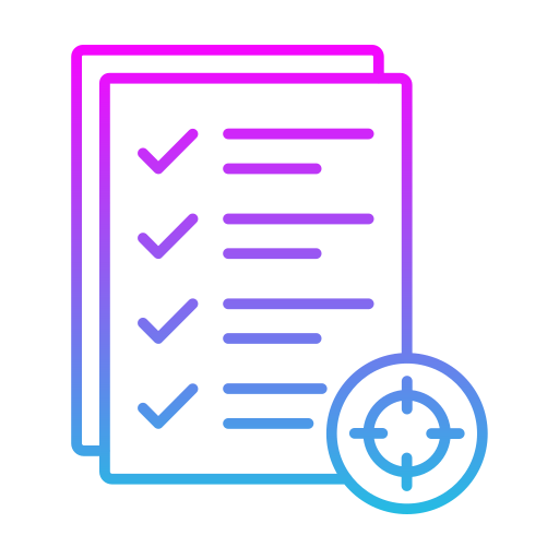 apuntar Generic gradient outline icono