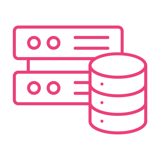 base de datos Generic color outline icono