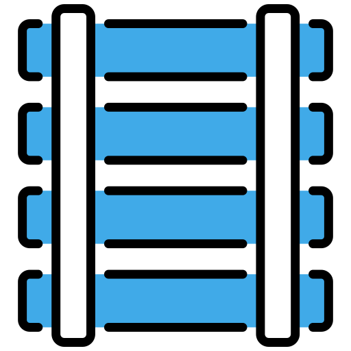 ferrocarril Generic color lineal-color icono