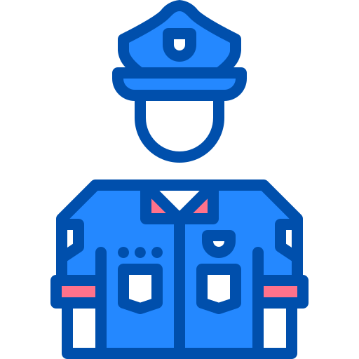 Policeman Berkahicon Lineal Color icon