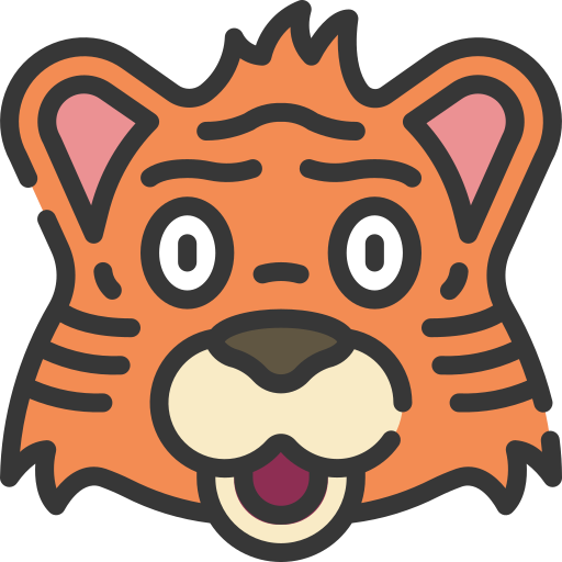Тигр Juicy Fish Soft-fill иконка