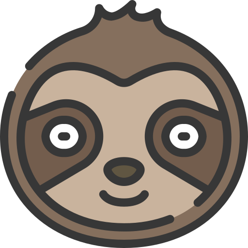 Sloth Juicy Fish Soft-fill icono