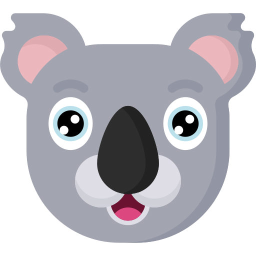 Koala Juicy Fish Flat icon