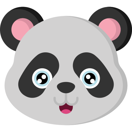 Panda Juicy Fish Flat icon