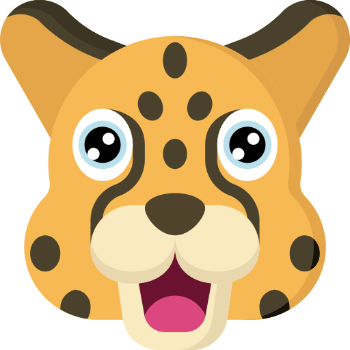 Cheetah Juicy Fish Flat icon
