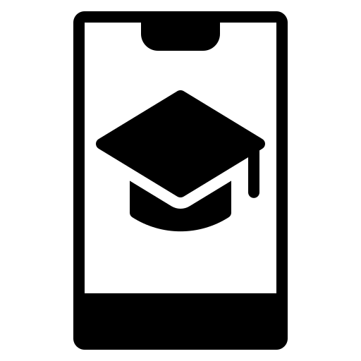 aprendizaje en línea Generic black fill icono