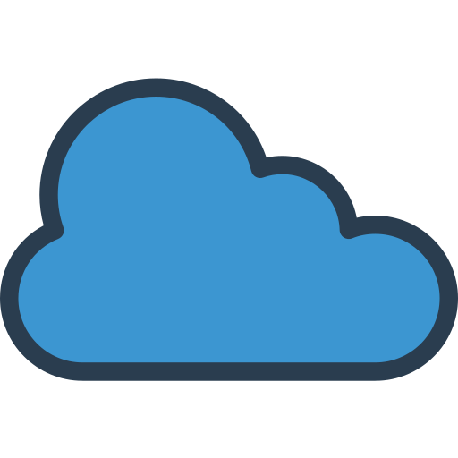 cloud computing Dinosoft Lineal Color icona