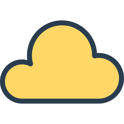 chmura obliczeniowa Dinosoft Lineal Color ikona