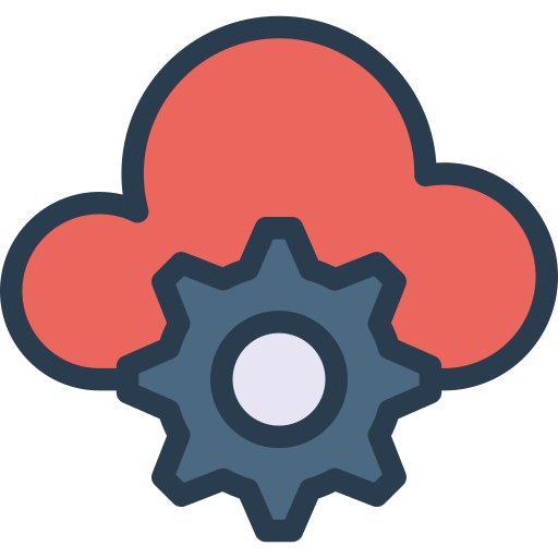 Cloud computing Dinosoft Lineal Color icon