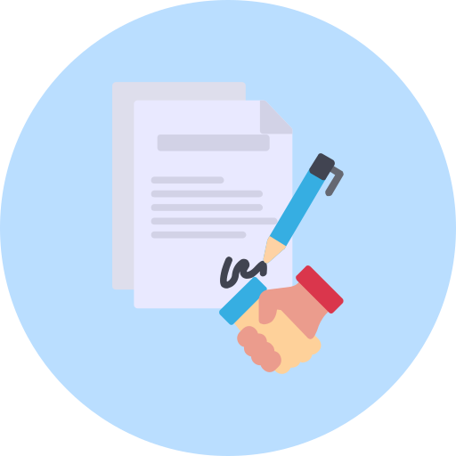 Agreement Generic color fill icon