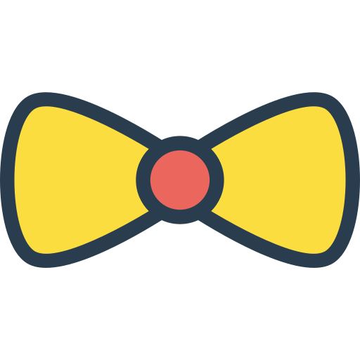 Bow tie Dinosoft Lineal Color icon