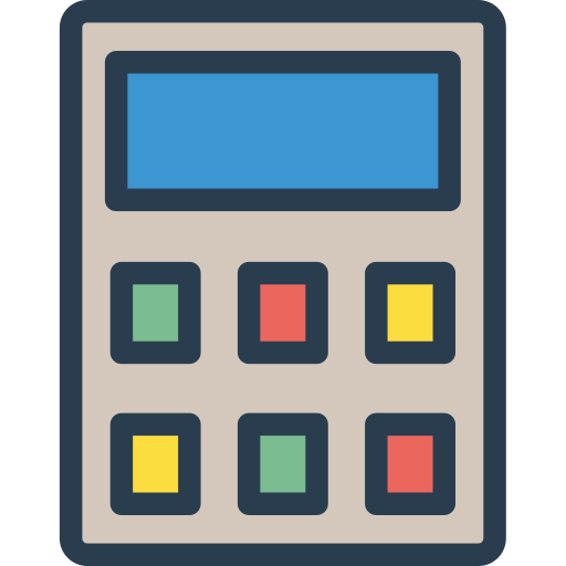 rekenmachine Dinosoft Lineal Color icoon
