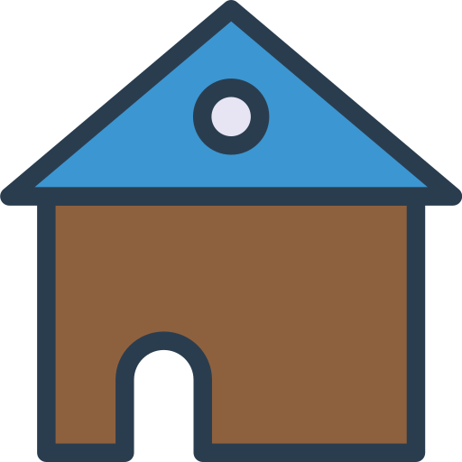 Casa Dinosoft Lineal Color icono