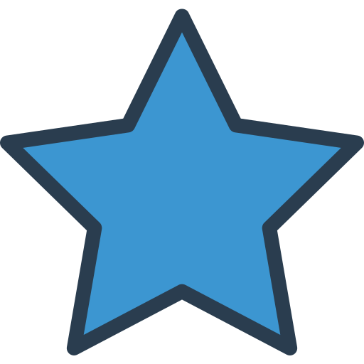 Estrela Dinosoft Lineal Color Ícone