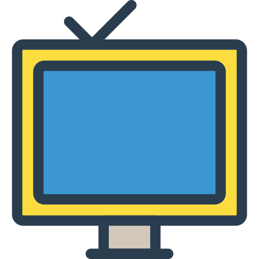 텔레비전 Dinosoft Lineal Color icon