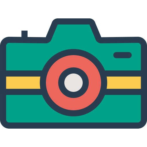 cámara fotográfica Dinosoft Lineal Color icono