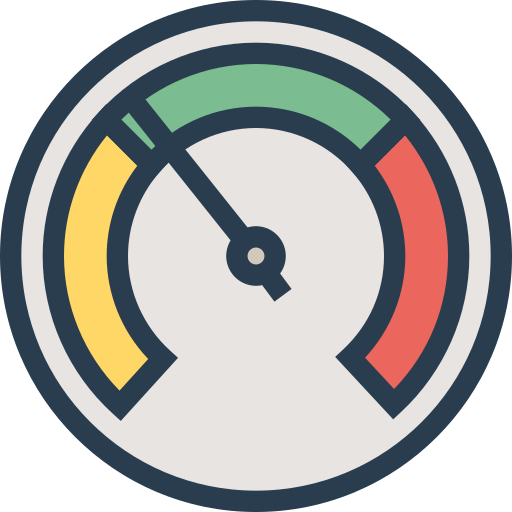 Speedometer Dinosoft Lineal Color icon