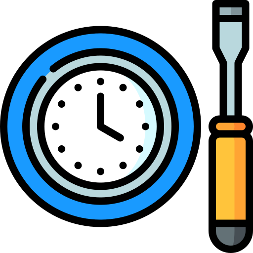 Рабочие часы Special Lineal color иконка