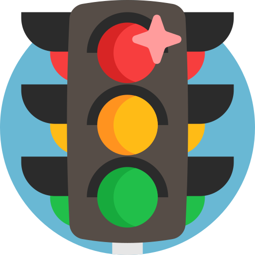 Traffic light Detailed Flat Circular Flat icon