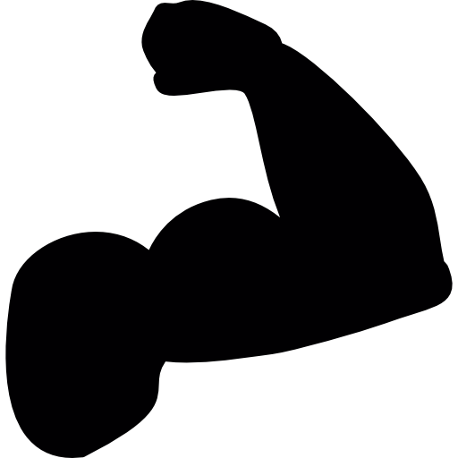 biceps mężczyzny  ikona