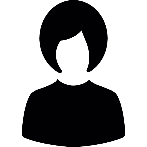 Профиль женщины  иконка