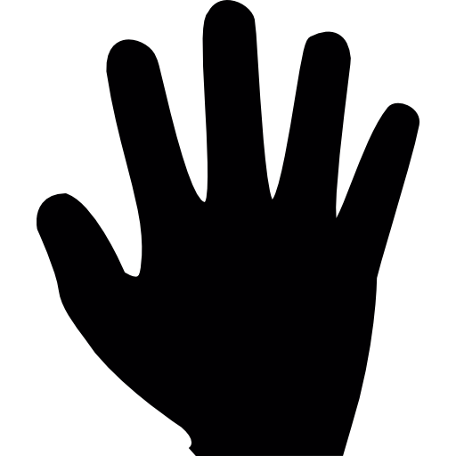cinq doigts  Icône