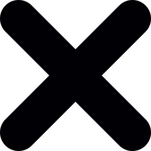 Грубый темный крест  иконка
