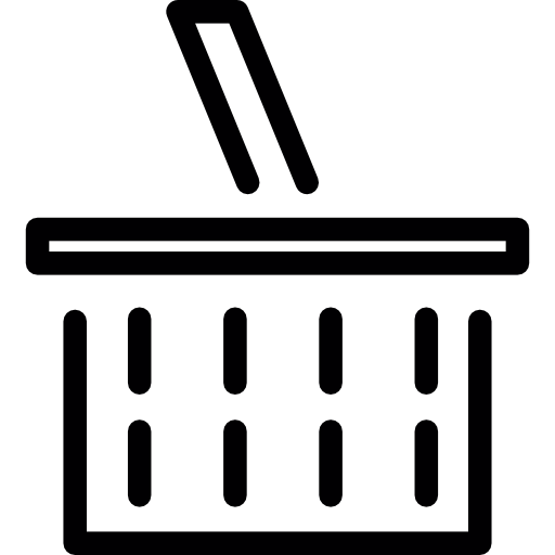 small picnic basket  icon