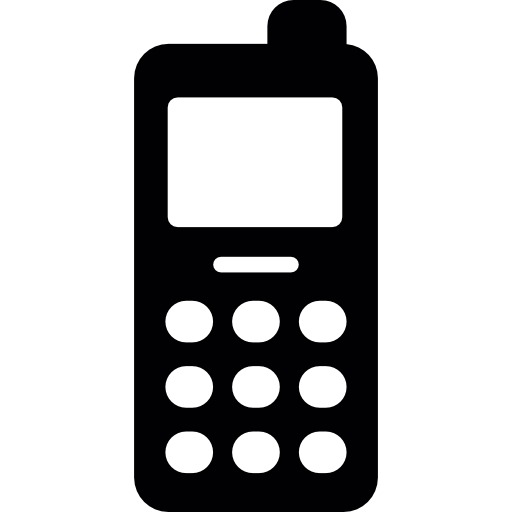 teléfono celular  icono