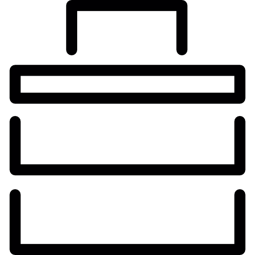 cerradura cuadrada  icono