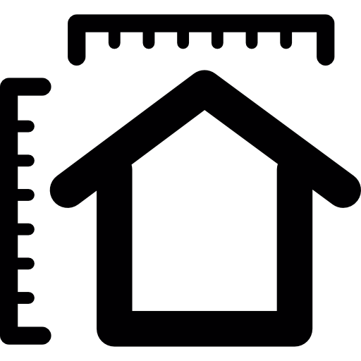 집 규모  icon