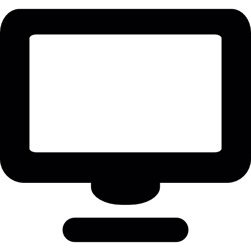pantalla simple  icono