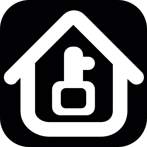 znak klucza do domu  ikona