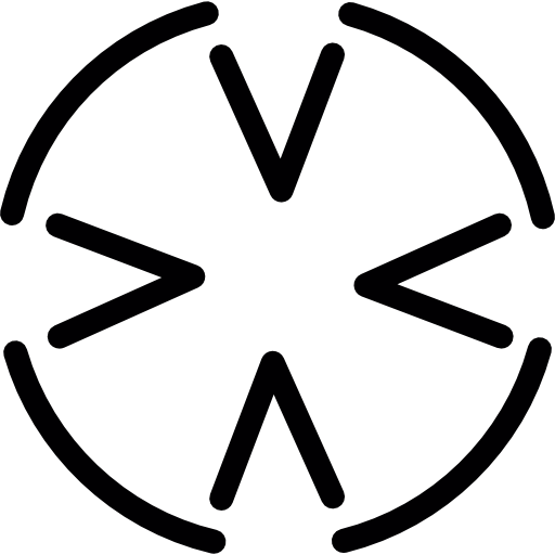 variante de forma de contorno cruzado  icono