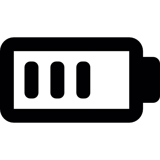 carga de la batería casi completa  icono