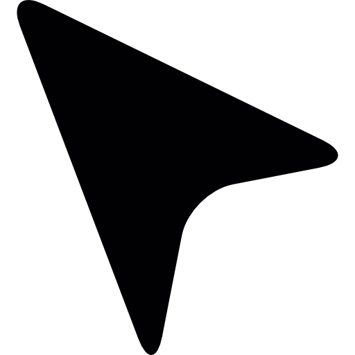 검은 색 포인터  icon