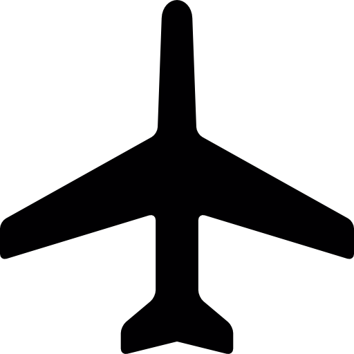 samolot skierowany w górę  ikona