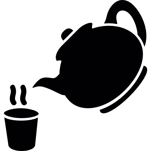 Чайник и чашка  иконка