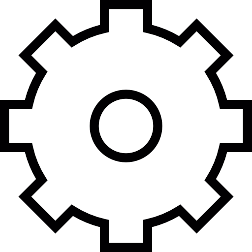 rueda de engranaje  icono